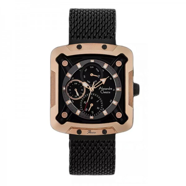 Alexandre Christie AC 3030 Rosegold Black Lady BFBBRBA